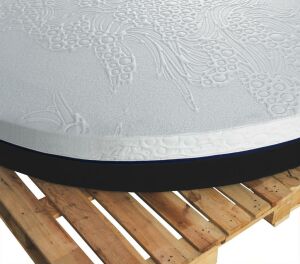 Round Latex 220x220 Çift Kişilik Yuvarlak Yatak LMN106