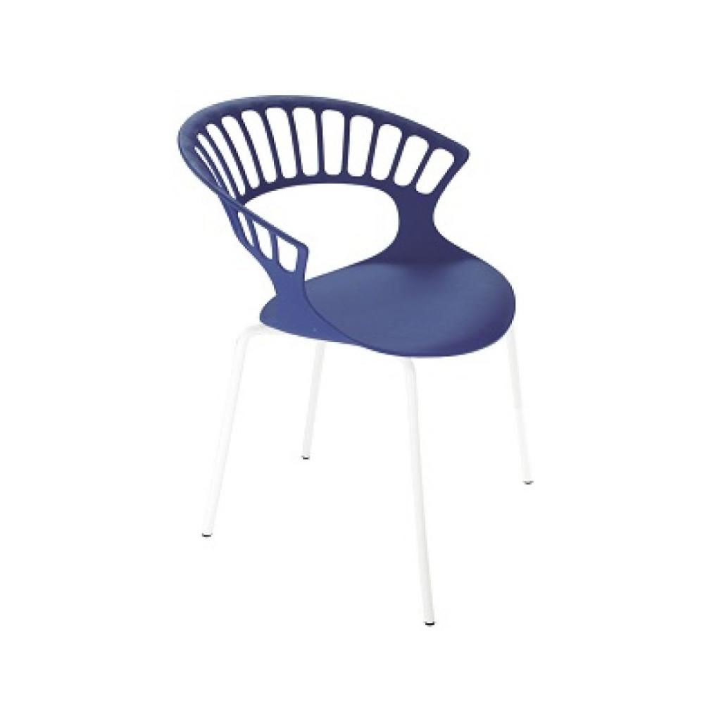 Tiara Mor - Beyaz Kollu Mutfak Sandalye PPT1366