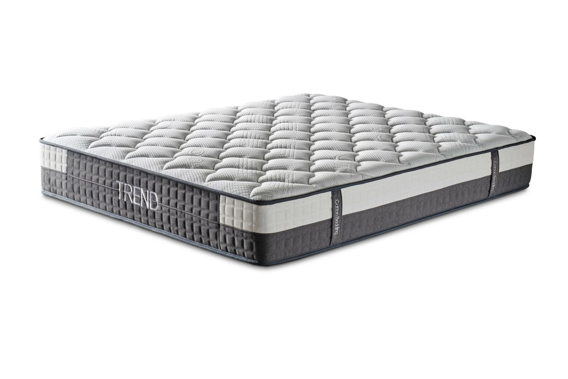 Trend Gri 200 x 200 Çift Kişilik Yatak CB3014