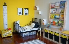 Doğal Ahşap Montessori Eğitici Kitaplık