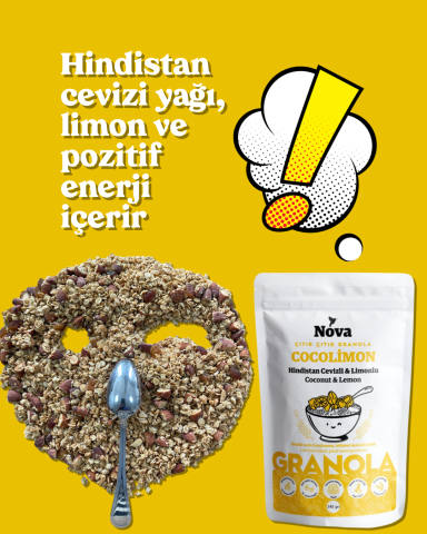 ''Cocolimon'' Hindistan Cevizli ve Limonlu Granola - 340 Gr.