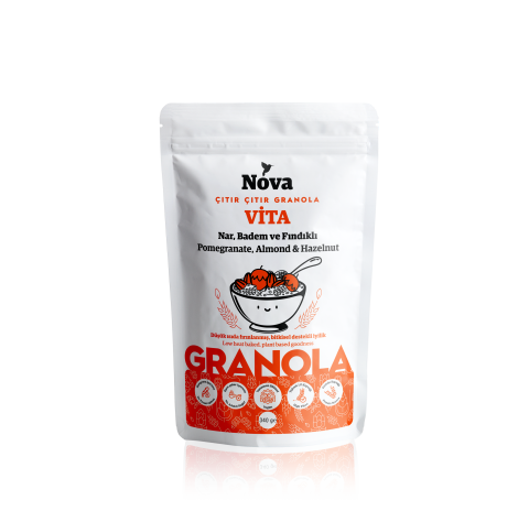 ''Vita'' Nar, Badem ve Fındıklı Granola - 340 Gr.