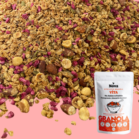 ''Vita'' Nar, Badem ve Fındıklı Granola - 340 Gr.
