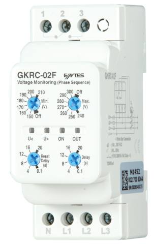 M3958 GKRC-02F GERİLİM KORUMA RÖLESİ     ENTES