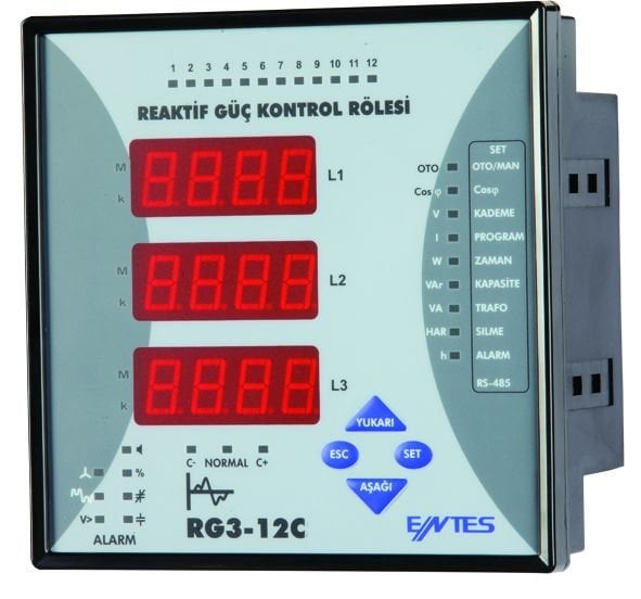 M0943 RG3-12C12 KADEMELİ GÜÇ KONT. RÖLESİ     ENTES