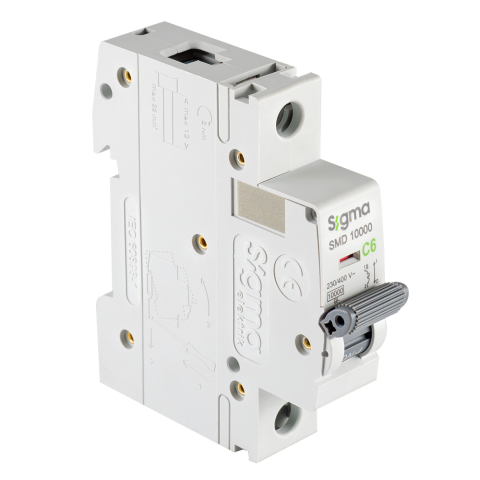 SMD10000 10kA 1P C6 OTOMATİK SİGORTA