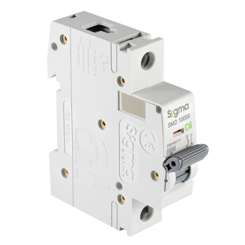 SMD10000 10kA 1P C6 OTOMATİK SİGORTA