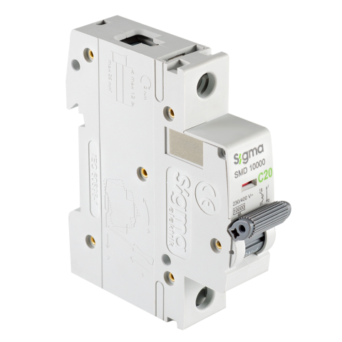 SMD10000 10kA 1P C20 OTOMATİK SİGORTA