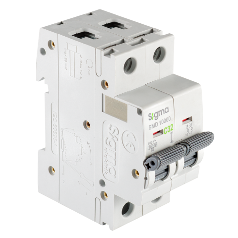 SMD10000 10kA 2P C32  OTOMATİK SİGORTA