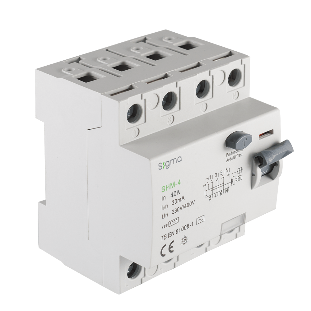 SHM 4P 300mA 100A 6KA KAÇAK AKIM KOR.ŞALT.