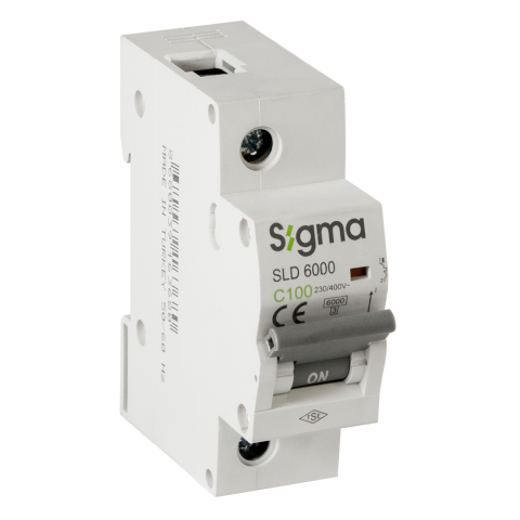 SLD6000 6kA 1P C100 OTOMATİK SİGORTA