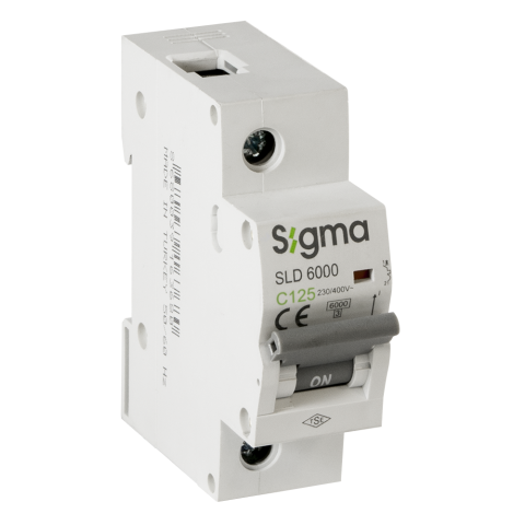 SLD6000 6kA 1P C125 OTOMATİK SİGORTA
