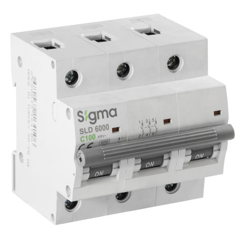 SLD6000 6kA 3P C100 OTOMATİK SİGORTA