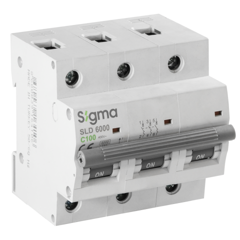 SLD6000 6kA 3P C100 OTOMATİK SİGORTA