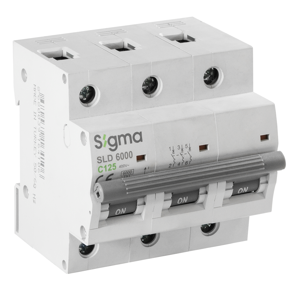 SLD6000 6kA 3P C125 OTOMATİK SİGORTA