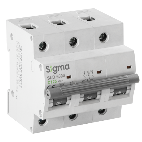 SLD6000 6kA 3P C125 OTOMATİK SİGORTA
