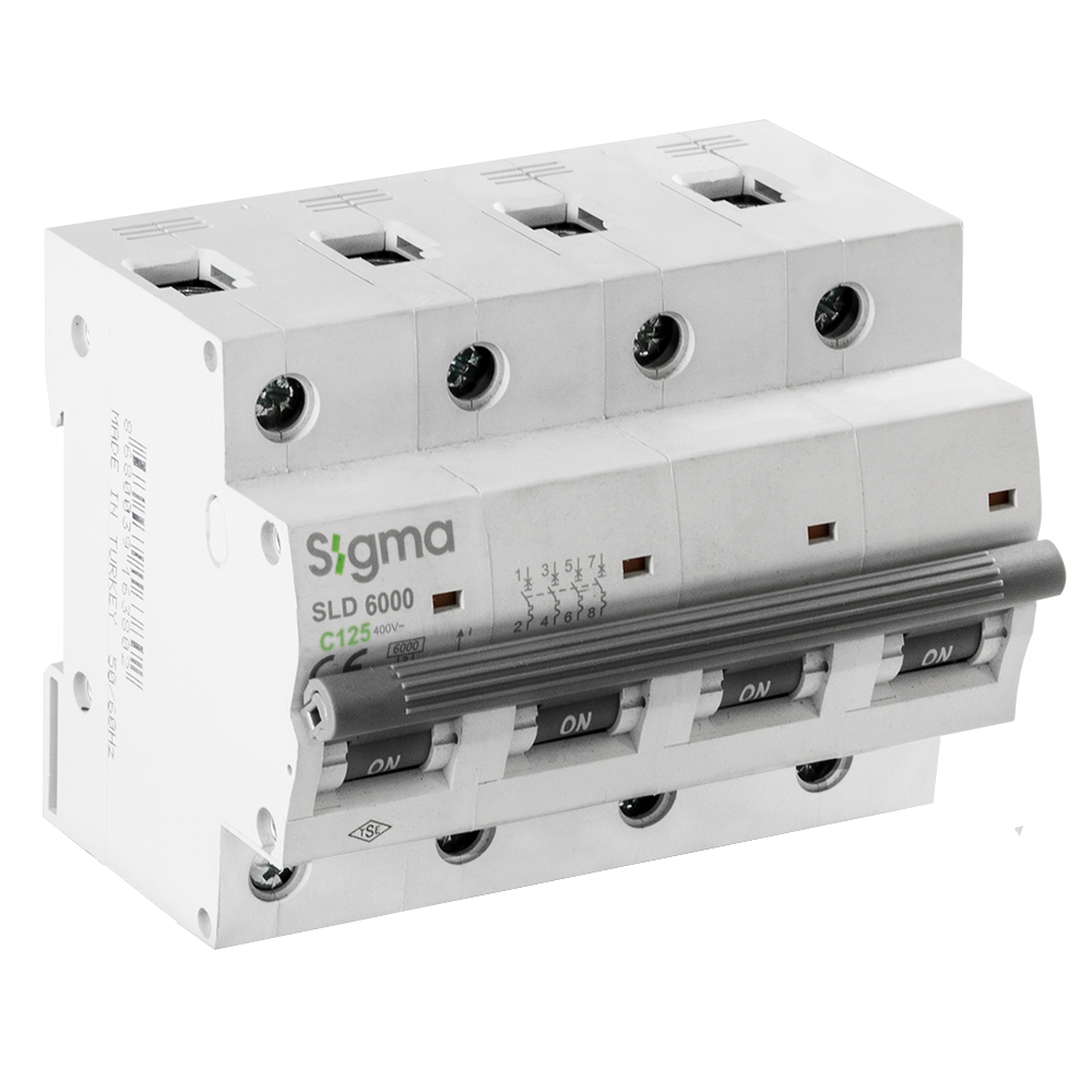 SLD6000 6kA 4P C100 OTOMATİK SİGORTA