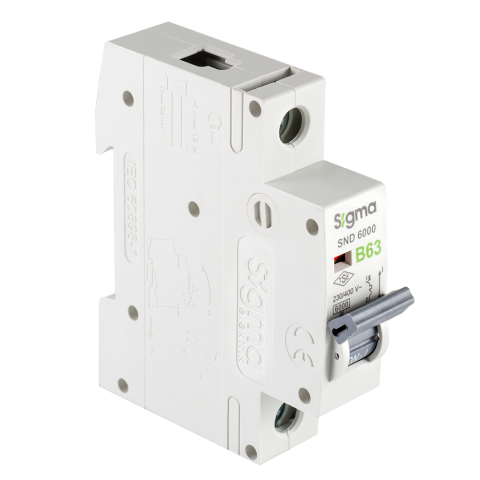 SND6000 6kA 1P B63 OTOMATİK SİGORTA