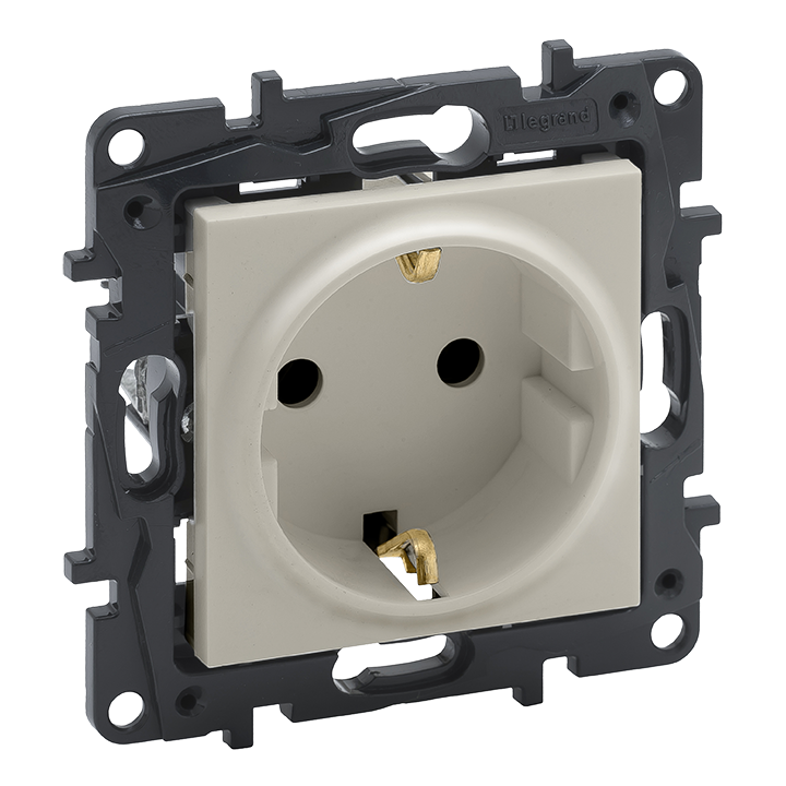 Raventi Topraklı Priz, Krem