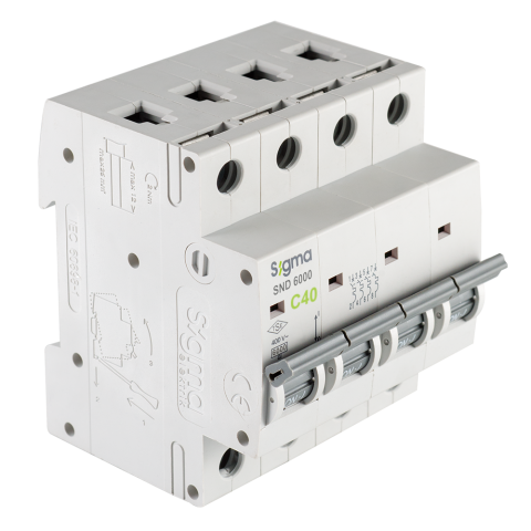 SND6000 6kA 4P C40 OTOMATİK SİGORTA
