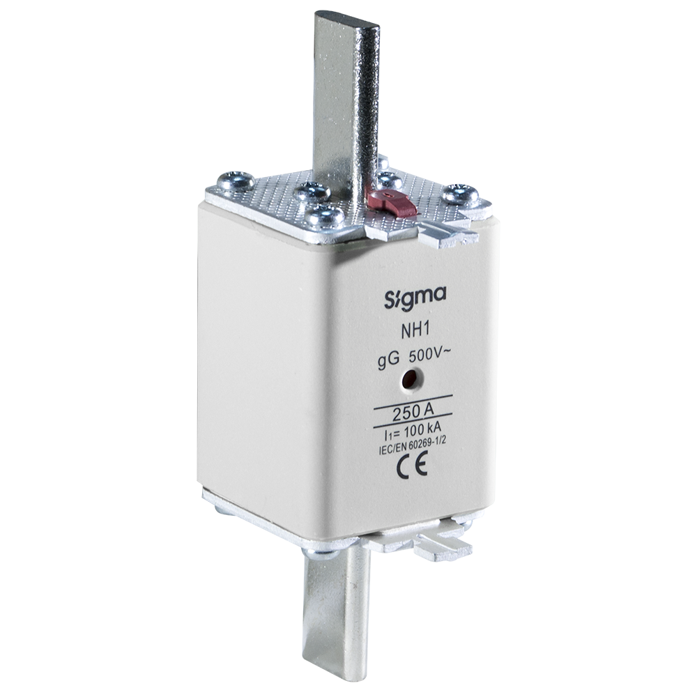 120 kA 315A NH2 ÇİFT GÖSTERGELİ BIÇAKLI SİGORTA