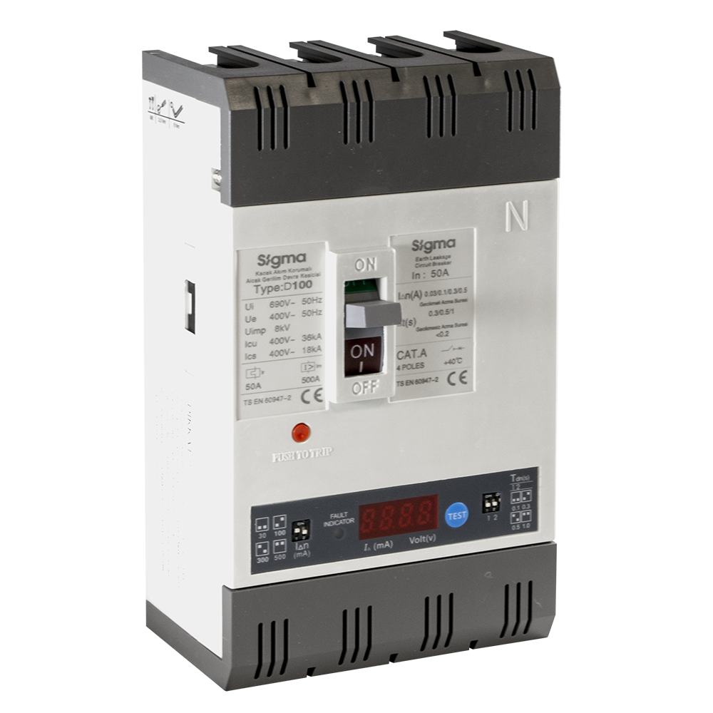 E100 63A K.A.K ŞALTER (AÇTIRMA BOBİNLİ)