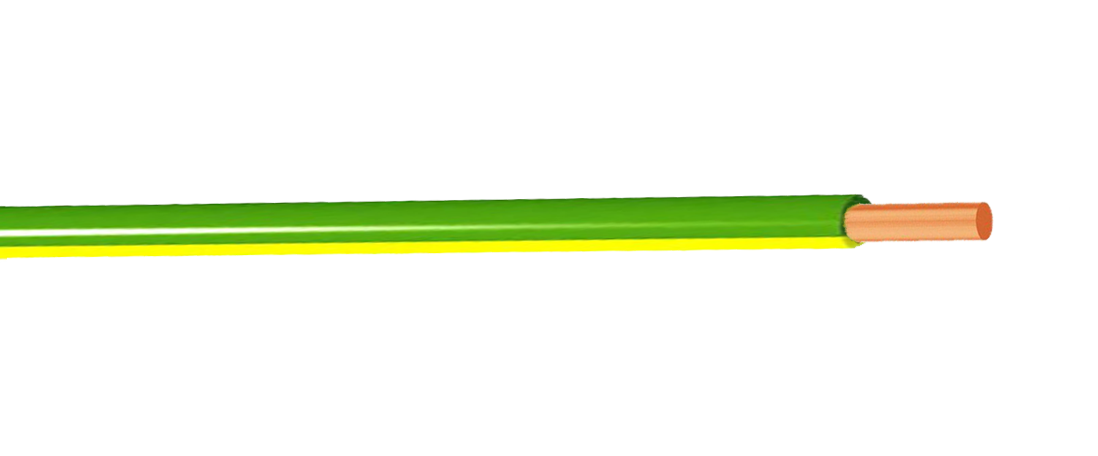 H07Z1-U 6        HF NYA  Sarı/Yeşil Kablo - 100 metre