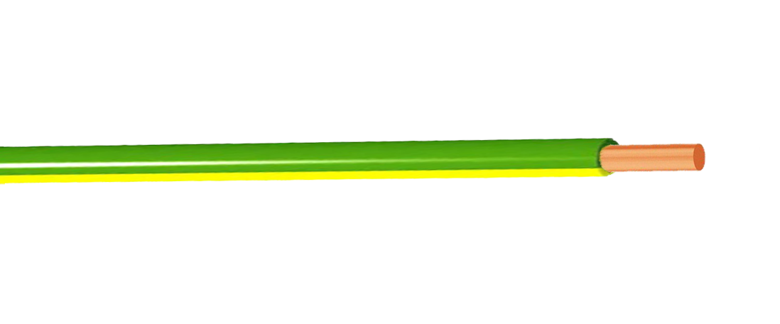 H07Z1-U 6        HF NYA  Sarı/Yeşil Kablo - 100 metre