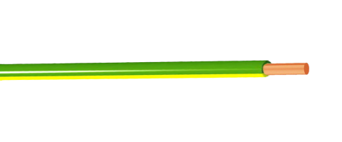 H07Z1-U 6        HF NYA  Sarı/Yeşil Kablo - 100 metre