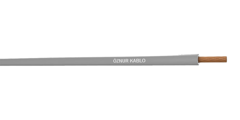 H05Z1-K 1.5     HF NYAF Gri Kablo - 100 metre