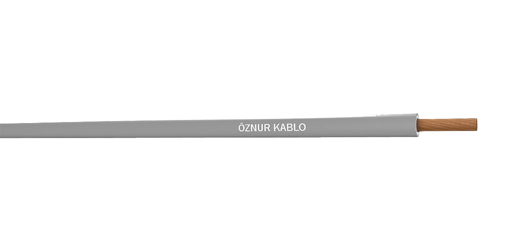 H05Z1-K 6        HF NYAF Gri Kablo - 100 metre