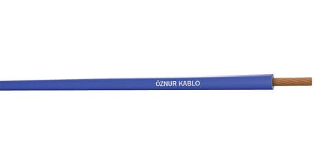 H05Z1-K 10Ç    HF NYAF Mavi Kablo - 100 metre