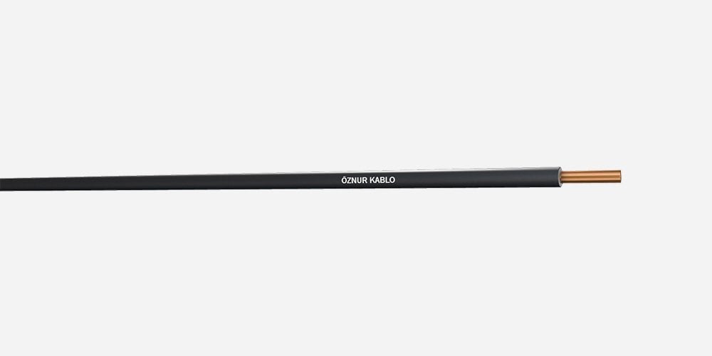 H07V-R 1.5   NYA  Siyah Kablo - 100 metre