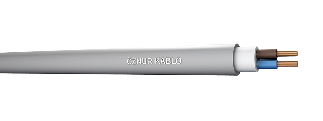 H05VV-R 2X2,5  NYM Kablo - 100 metre