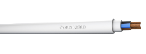 H05VV-F 4X1,5    TTR  Beyaz Kablo - 100 metre
