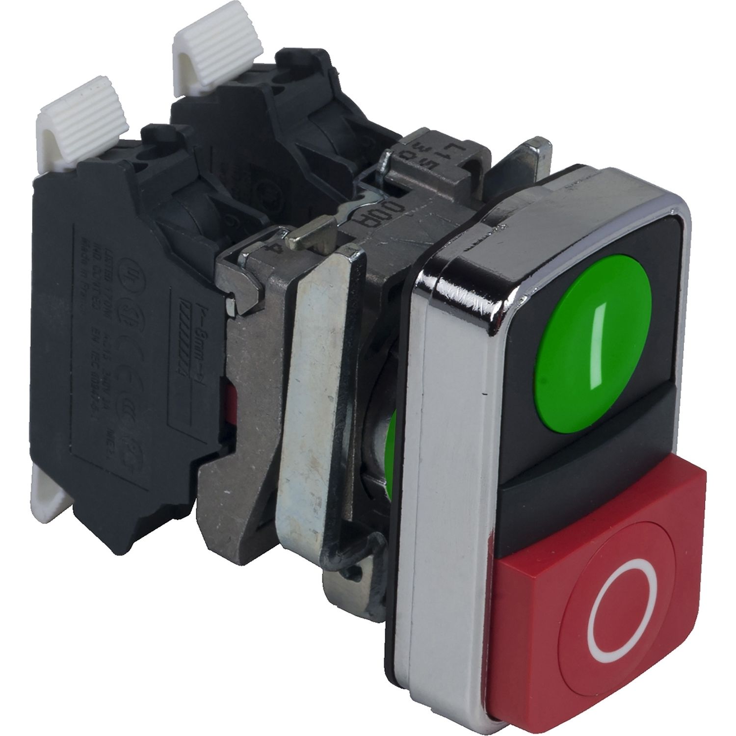 XB4BL73415 ÇİFTLİ YAYLI BUTON YEŞİL KIRMIZI