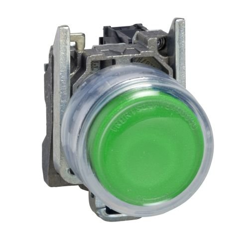 XB4BP31 PLASTİK KILIFLI YAYLI BUTON YEŞİL