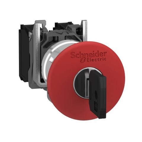 XB4BS9442 40mm ACİL DURDURMA BUTONU KİLİTLEMELİ 1NK