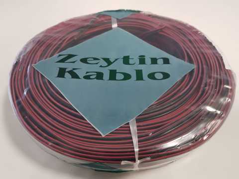 2X0.75 Kordon Kodlu Siyah  -  100 metre