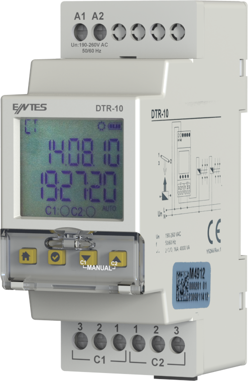 M4912 ASTRONOMİK ZAMAN RÖLESİ (16A)      ENTES
