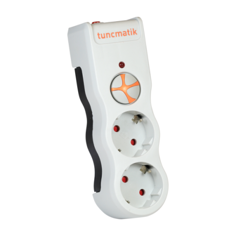 Akım Korumalı Priz 2 Li Beyaz