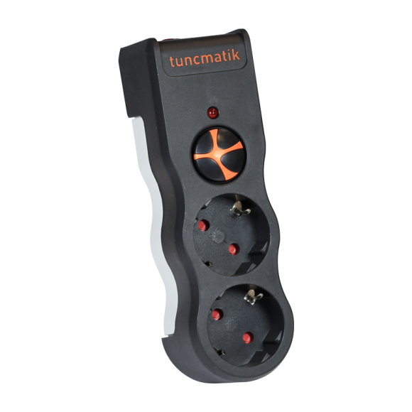 Akım Korumalı Priz 2 Li Siyah