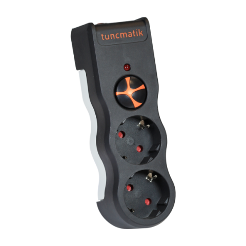 Akım Korumalı Priz 2 Li Siyah