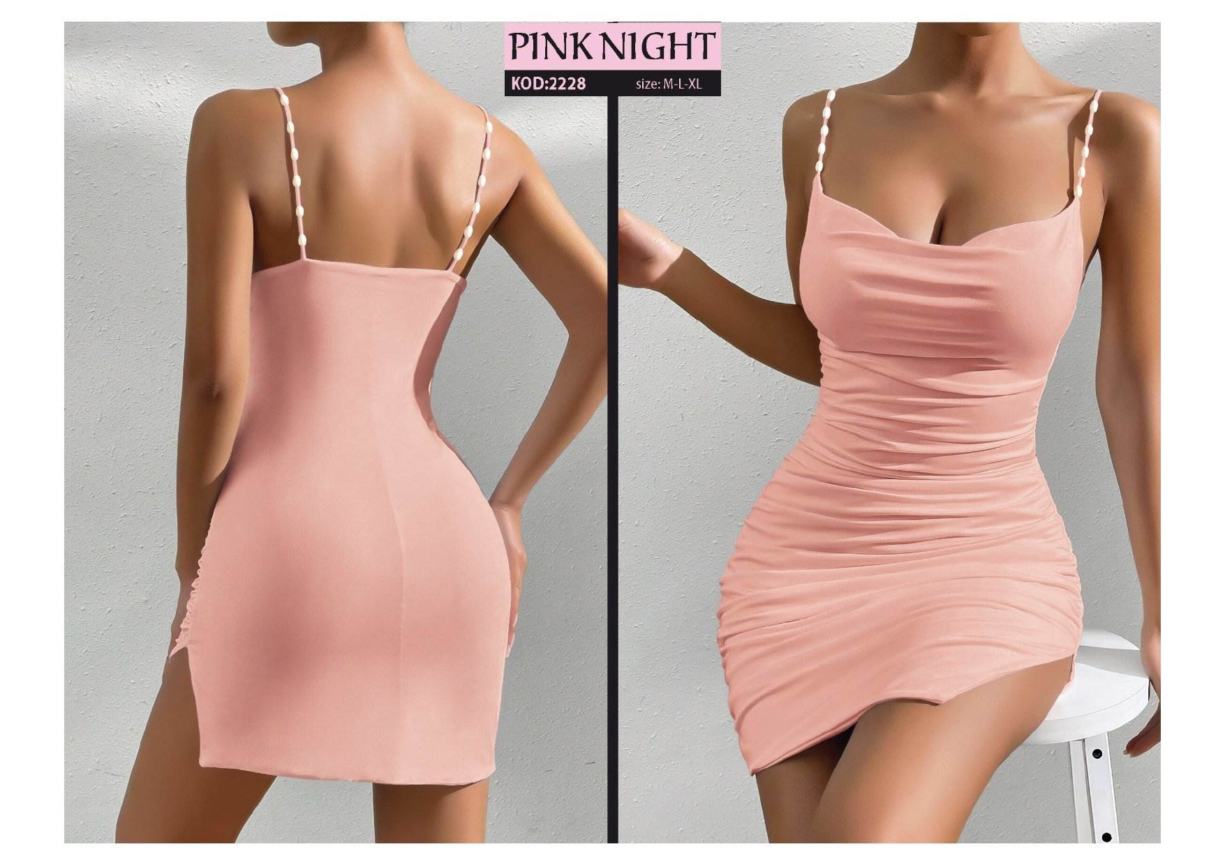 PINKNIGHT 2228 FANTAZİ ELBİSE M-L-XL