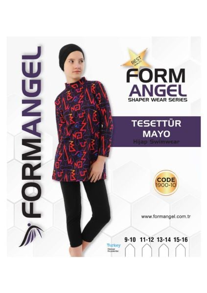 FORM ANGEL 1900-10 ÇOCUK TESETTÜR MAYO 9-16 YAŞ