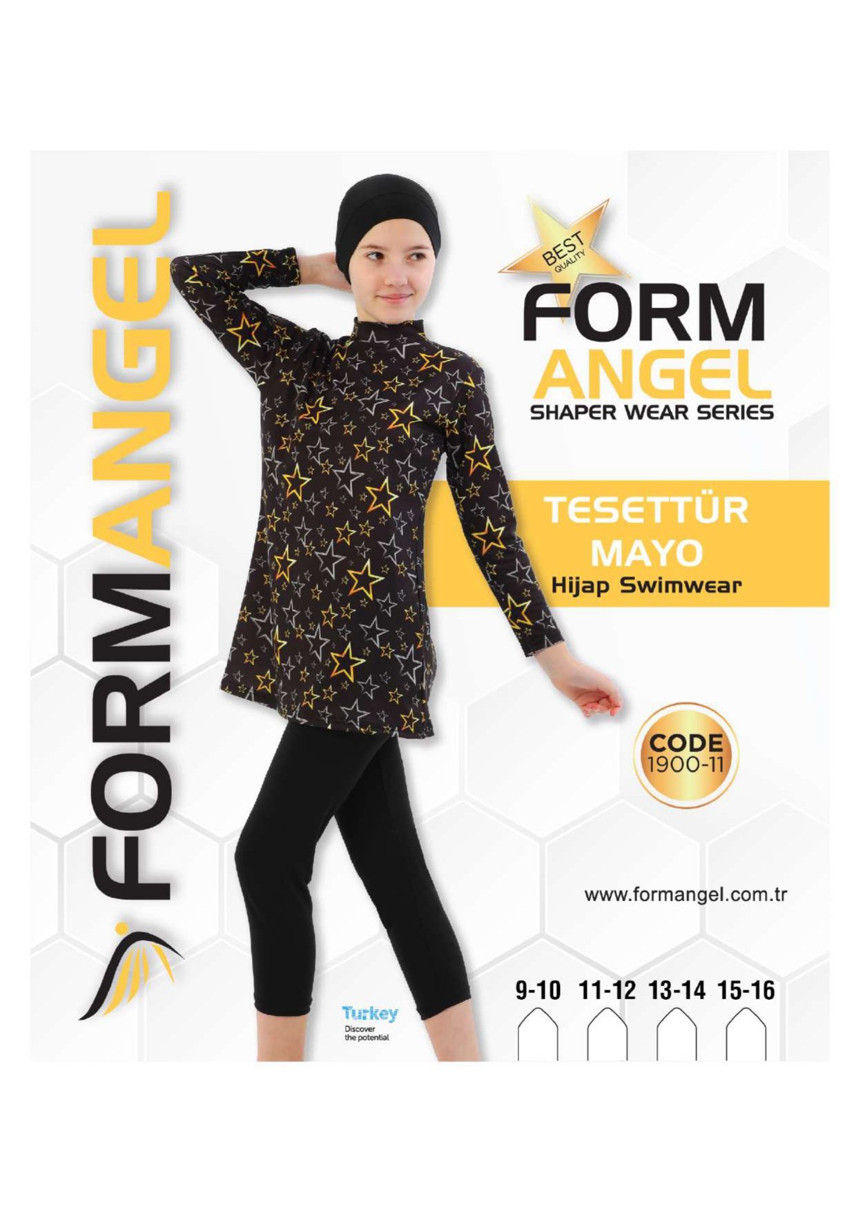 FORM ANGEL 1900-11 ÇOCUK TESETTÜR MAYO 9-16 YAŞ