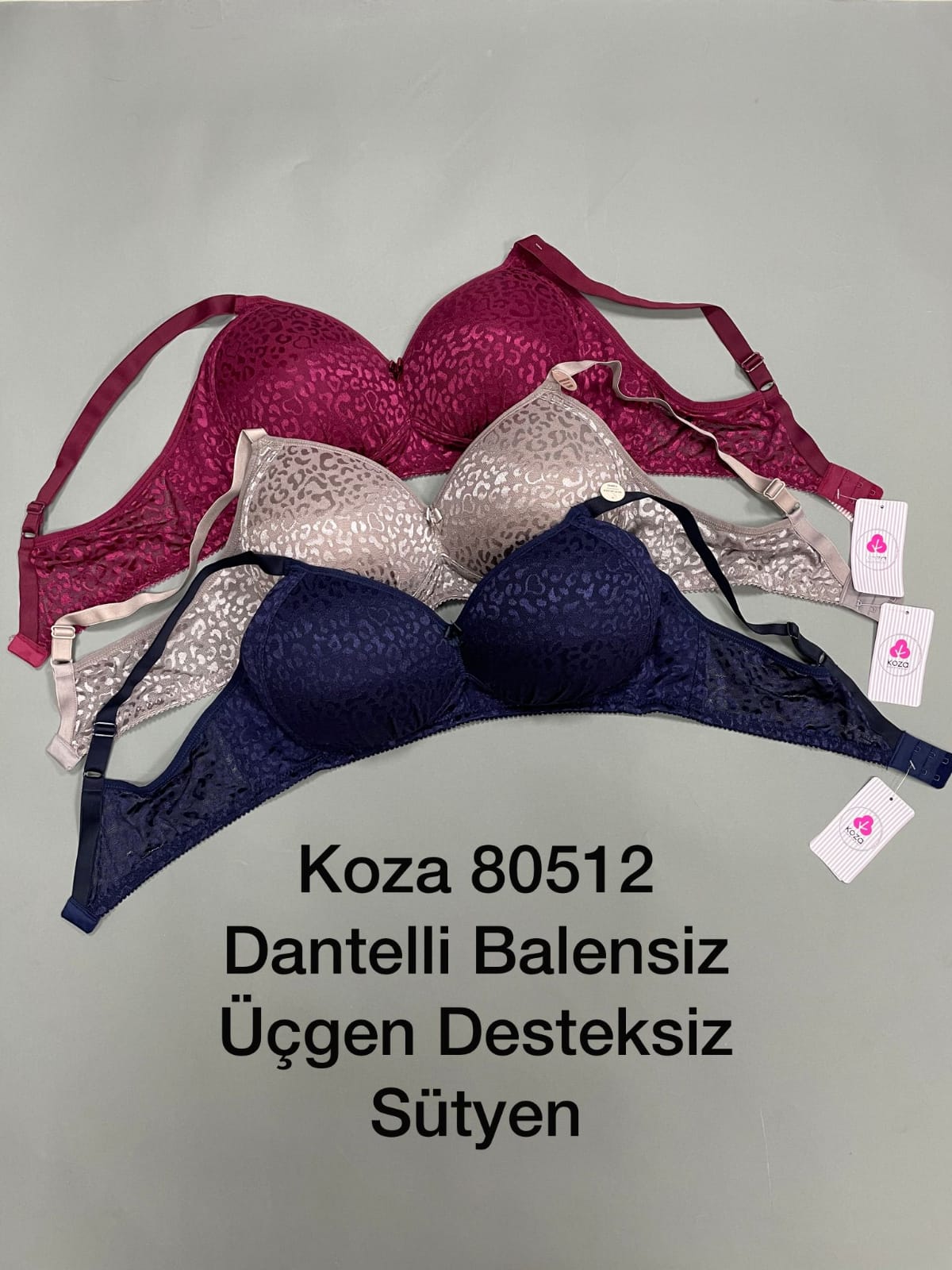 KOZA 80512 DANTELLİ BTL BALENSİZ MİNİMİZER SÜTYEN