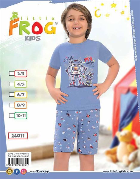 FROG 24011 ERKEK ÇOCUK KISA KOL KAPRİ TK 3-11 YŞ