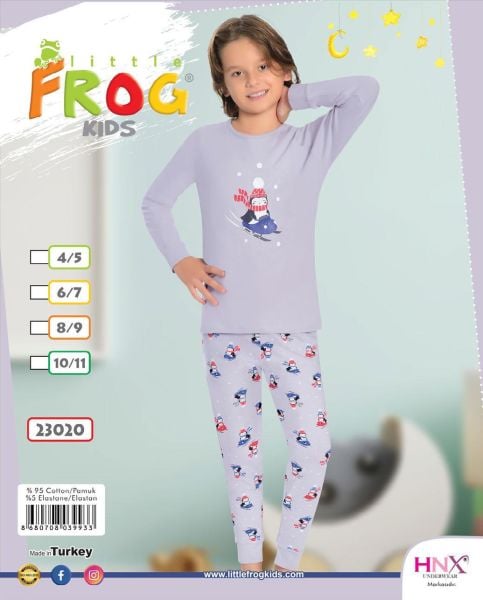 FROG 23020 ERKEK ÇOCUK PİJAMA TAKIM 4-11 YAŞ