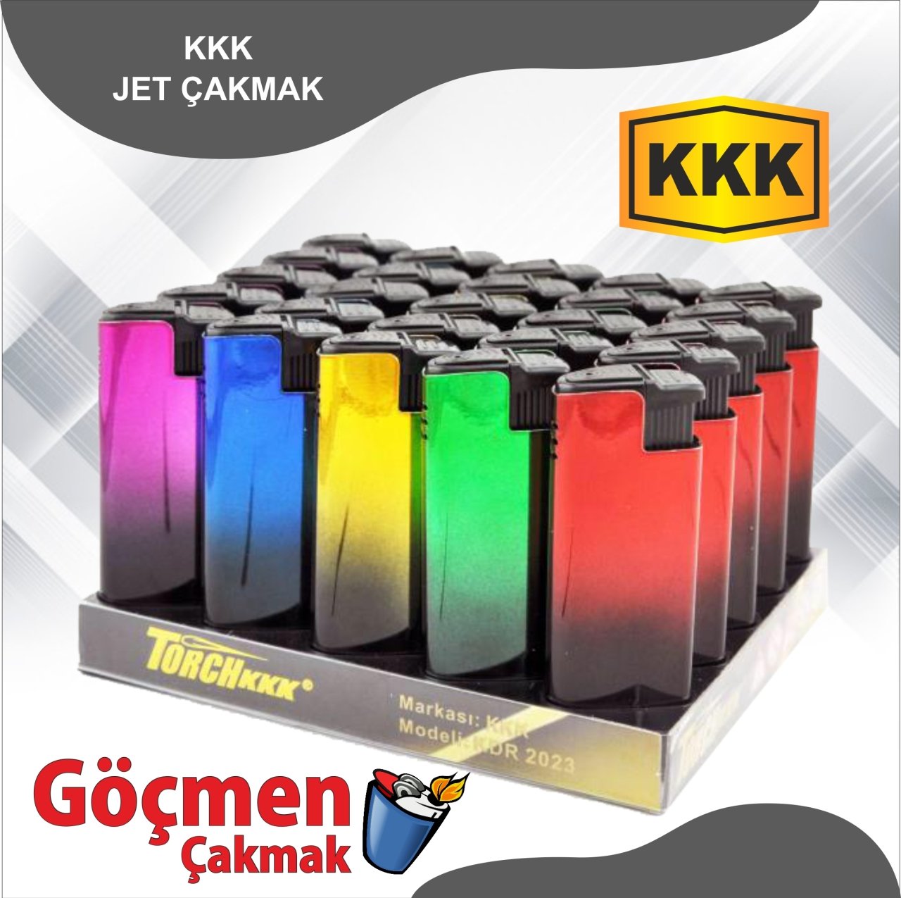 KKK 2023  Metal Kılıflı Jet Çakmak